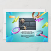 Aanpassing van fancy afstuderen kaart (Achterkant)