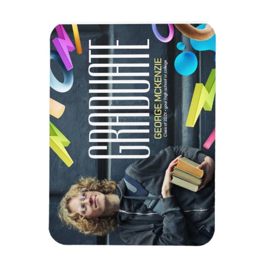 Aanpassing van fancy afstuderen magneet (Verticaal)