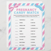 Aanpassing van het Snoep tijdens de zwangerschap Briefhoofd (Voorkant / Achterkant)