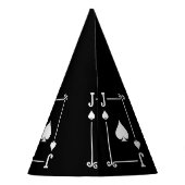 Aanpassing van Jack Spades Suit Afspeelkaarten Mod Feesthoedjes (Achterkant)