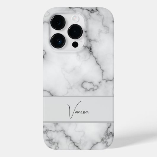 Aanpassing van marmer Pattern Case-Mate iPhone Case (Achterkant)