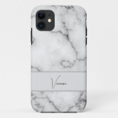 Aanpassing van marmer Pattern Case-Mate iPhone Case (Achterkant)
