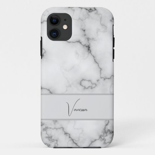 Aanpassing van marmer Pattern Case-Mate iPhone Case (Achterkant)