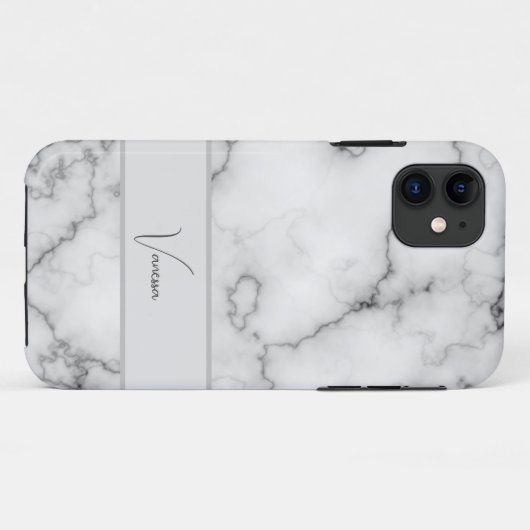 Aanpassing van marmer Pattern Case-Mate iPhone Case (Achterkant (horizontaal))