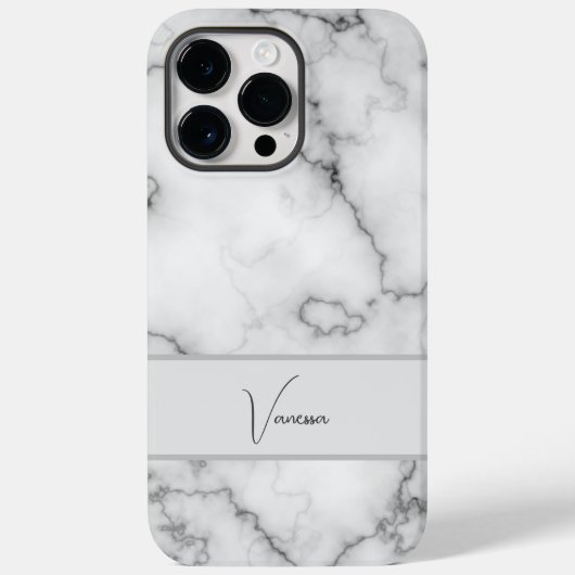 Aanpassing van marmer Pattern Case-Mate iPhone Case (Achterkant)