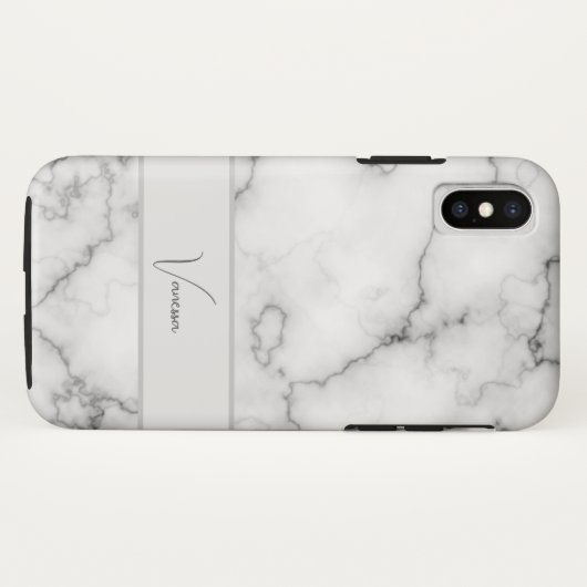 Aanpassing van marmer Pattern Case-Mate iPhone Case (Achterkant (horizontaal))