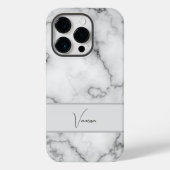 Aanpassing van marmer Pattern Case-Mate iPhone Case (Achterkant)