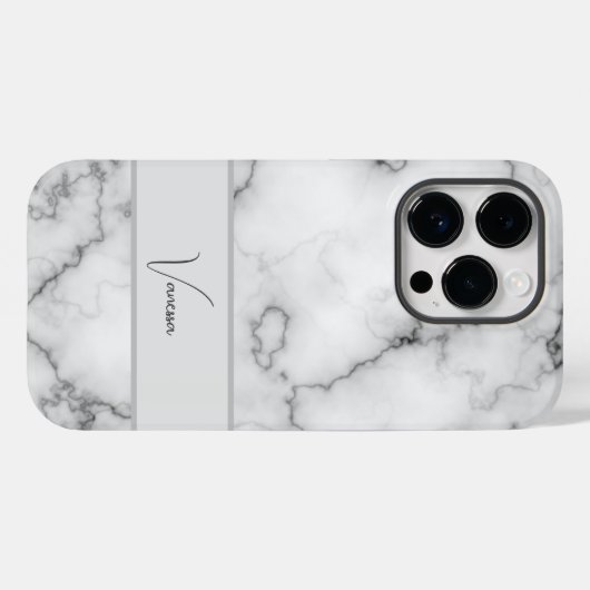 Aanpassing van marmer Pattern Case-Mate iPhone Case (Achterkant (horizontaal))