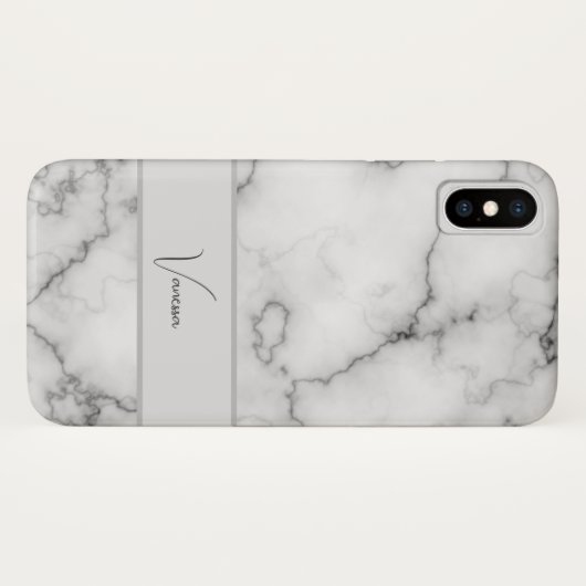 Aanpassing van marmer Pattern Case-Mate iPhone Case (Achterkant (horizontaal))