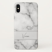 Aanpassing van marmer Pattern Case-Mate iPhone Case (Achterkant)