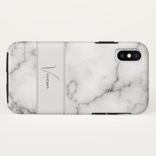 Aanpassing van marmer Pattern Case-Mate iPhone Case (Achterkant (horizontaal))