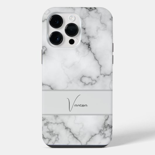 Aanpassing van marmer Pattern iPhone Hoesje (Achterkant)