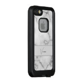 Aanpassing van marmer Pattern LifeProof iPhone Hoesje (Achterkant / rechts)
