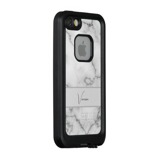 Aanpassing van marmer Pattern LifeProof iPhone Hoesje (Achterkant / rechts)