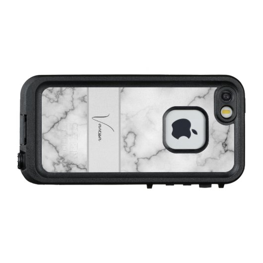 Aanpassing van marmer Pattern LifeProof iPhone Hoesje (Achterkant (horizontaal))