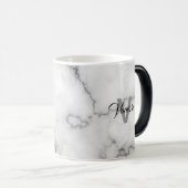 Aanpassing van marmer Pattern Magische Mok (Voorkant rechts)