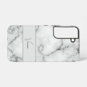 Aanpassing van marmer Pattern Samsung Galaxy Hoesje (Achterkant horizontaal)