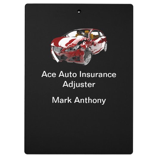 Aanpassing voor automatische verzekeringsclaims klembord (Achterkant)