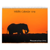 Aanpassing Wildlife Calender Kalender (Hoes)