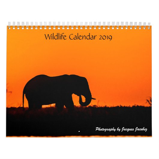 Aanpassing Wildlife Calender Kalender (Hoes)