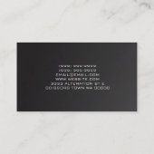 Aanpassingen in de vorm van trainen, trainen, zeem visitekaartje (Achterkant)