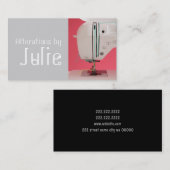 Aanpassingen op de markt voor zeevaartseamstress visitekaartje (Voorkant / Achterkant)