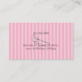 Aanpassingen, trainen, zeemispelen, dagboeken visitekaartje (Achterkant)