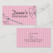 Aanpassingen, trainen, zeemispelen, dagboeken visitekaartje (Voorkant / Achterkant)