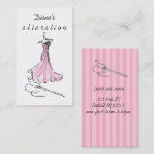 Aanpassingen, trainen, zeemispelen, dagboeken visitekaartje (Voorkant / Achterkant)