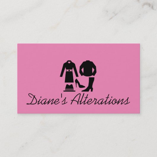 Aanpassingen, trainen, zeemispelen, dagboeken visitekaartje (Voorkant)