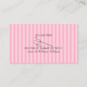 Aanpassingen, trainen, zeemispelen, dagboeken visitekaartje (Achterkant)