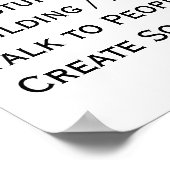 Aanpassings het Dagelijkse Taken van het Hulpmidde Poster (Hoek)