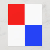 AANPASSINGSBARE rode, witte en blauwe brochure (Achterkant)