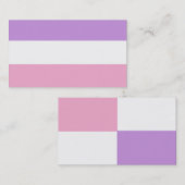 AANPASSINGSBARE Visitekaartje, wit en draagbaar Visitekaartje (Voorkant / Achterkant)