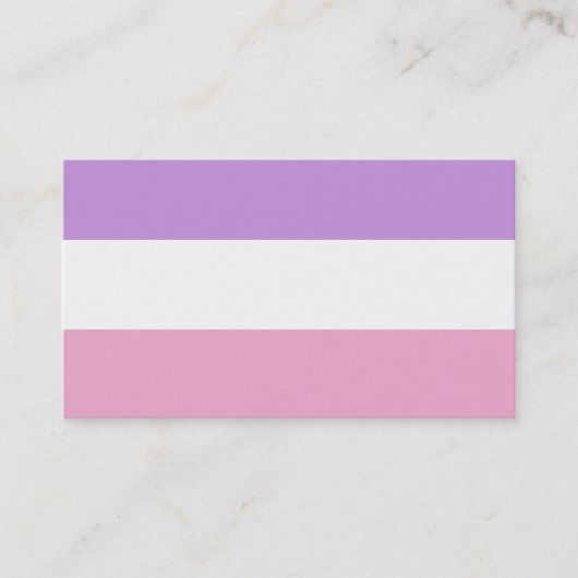 AANPASSINGSBARE Visitekaartje, wit en draagbaar Visitekaartje (Voorkant)