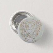 Aanpassingsbewustzijn Angel White Ribbon Custom Pi Ronde Button 3,2 Cm (Voorkant /achterkant)