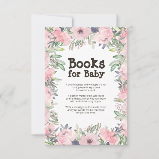 Aanpassingskaart voor het Baby shower Boek van de Kaart (Voorkant)