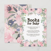 Aanpassingskaart voor het Baby shower Boek van de Kaart (Voorkant / Achterkant)