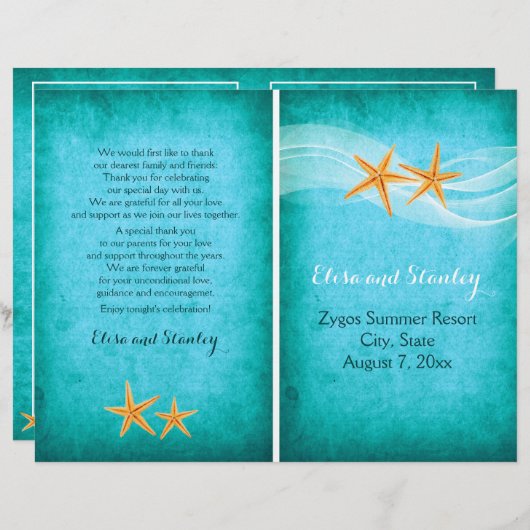 Aanpassingsprogramma voor Starfish pair-bestemming (Voorkant / Achterkant)