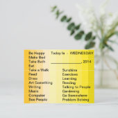 Aanpassingsprogramma's voor dagelijks gebruik om k briefkaart (Staand voorkant)