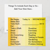 Aanpassingsprogramma's voor dagelijks gebruik om k briefkaart (Voorkant / Achterkant)