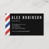 Aanpassingstijd voor rode en blauwe streepjesblauw afsprakenkaartje (Achterkant)