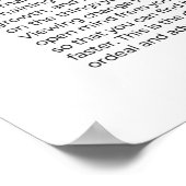 AANPASSINGSVERMOGEN Inspirerend Motivatie muurkuns Poster (Hoek)