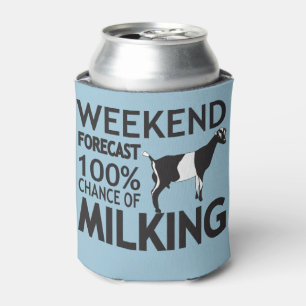 AANPASSINGSWekendprognose "Milking LaMancha Goat" Blikjeskoeler