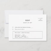 AANPAST SJABLOON VOOR RSVP-MENU - EIGEN KLEUR/AFBE (Voorkant)
