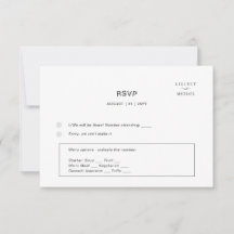 AANPAST SJABLOON VOOR RSVP-MENU - EIGEN KLEUR/AFBE
