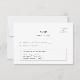 AANPAST SJABLOON VOOR RSVP-MENU - EIGEN KLEUR/AFBE
