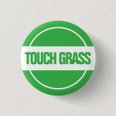 Aanraak Gras Knop Ronde Button 3,2 Cm (Voorkant)