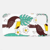 Aanraakbare naadloze beschermhuls, tegels met palm Case-Mate iPhone case (Achterkant (horizontaal))