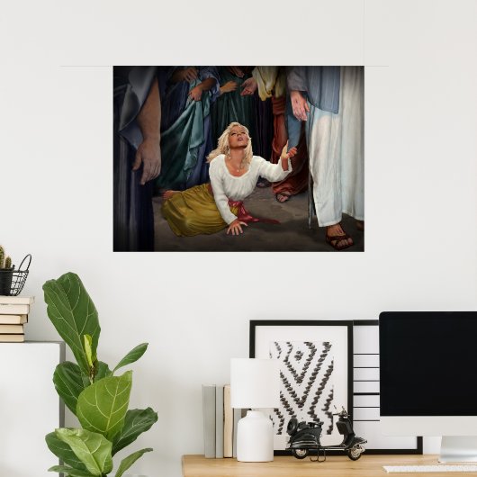 Aanraakscherm voor genezing poster (Thuiskantoor)